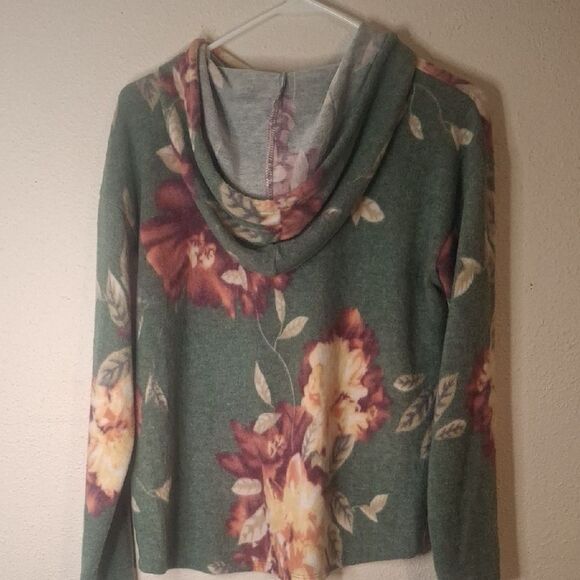 Exclusive One Floral Green Hoodie size medium - Picture 4 of 6